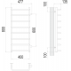 Полотенцесушитель Terminus Стандарт П8 400х800 бп600