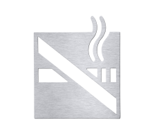 Табличка «Курить запрещено» Bemeta Hotel 111022055, хром матовый