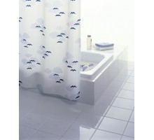 Штора для ванной комнаты Ridder Helgoland 180 x 200 см, синий/голубой, 46363