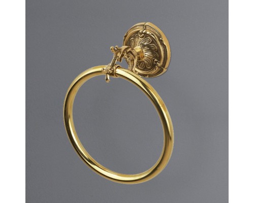 Полотенцедержатель кольцо Art&Max Barocco AM-1783-Cr, хром, 20 x 9 x 26 см