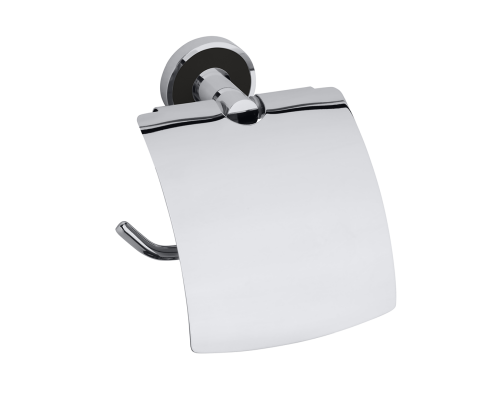 Держатель туалетной бумаги Bemeta Trend-i 104112018b 13.5 x 7 x 15.5 см с крышкой, хром/черный