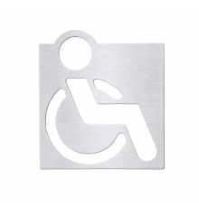 Табличка «Туалет для инвалидов» Bemeta Hotel 111022025, хром матовый