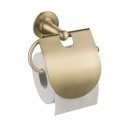 Держатель туалетной бумаги с крышкой Timo Nelson 160042/02 antique, бронза