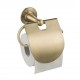 Держатель туалетной бумаги с крышкой Timo Nelson 160042/02 antique, бронза