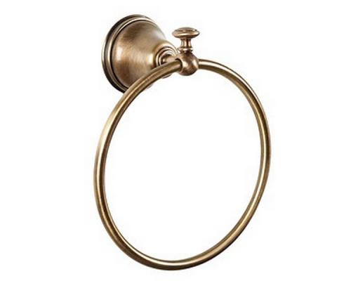 Полотенцедержатель кольцо ALL.PE Harmony HA015br, 22 см, бронза