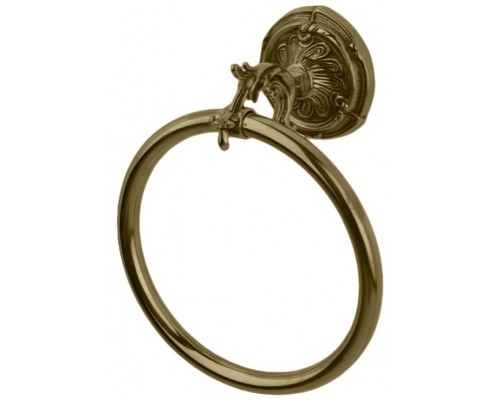 Полотенцедержатель кольцо Art&Max Barocco  AM-1783-Br, бронза
