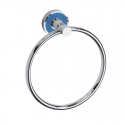 Полотенцедержатель-кольцо Bemeta Trend-i 104104068d 16 x 5 x 19 см, хром/голубой