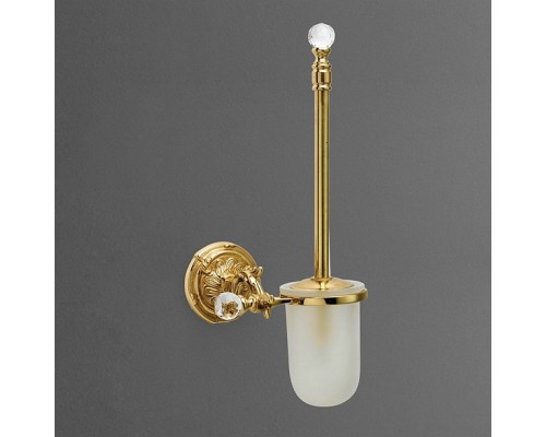 Ершик для унитаза Art&Max Barocco Crystal  AM-1785-Do-Ant-C, античное золото
