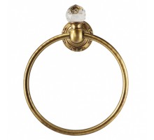 Полотенцедержатель кольцо Migliore.CRistalia 16773 - бронза, 25.8 см