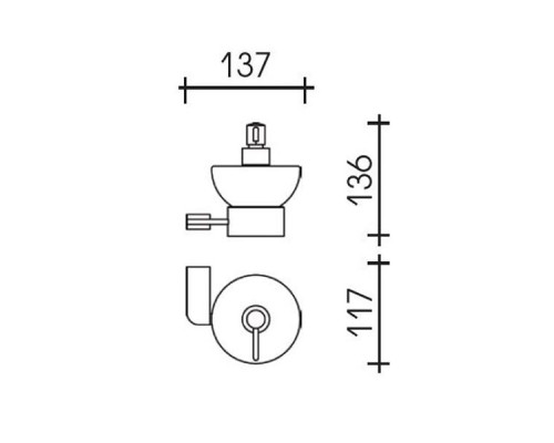 Дозатор Schein Allom 222DB-R