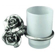 Стакан для щеток Art&Max Rose AM-B-0914-T, серебро