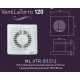 Вентилятор Migliore VentiLaTorro 120, 23005, с декоративной решеткой, хром