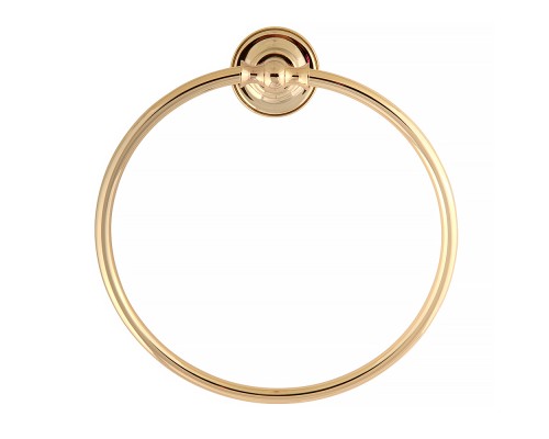 Полотенцедержатель кольцо Migliore Mirella 17322 - золото, 22.8 см