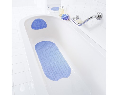 Коврик для ванной комнаты Ridder Tecno Ice 55 x 55 см, голубой, 68803