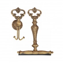 Щетка для чистки стеклянных поверхностей с крючком Migliore Elizabetta 17017, цвет бронза