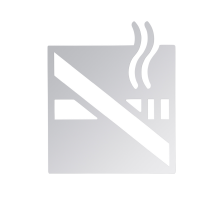 Табличка «Курить запрещено» Bemeta Hotel 111022052, хром глянцевый