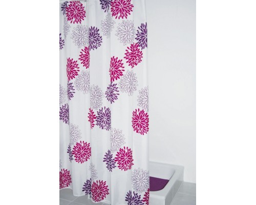 Штора для ванной комнаты Ridder Sandra, Aqm 180 x 200 см, фиолетовый, 403060
