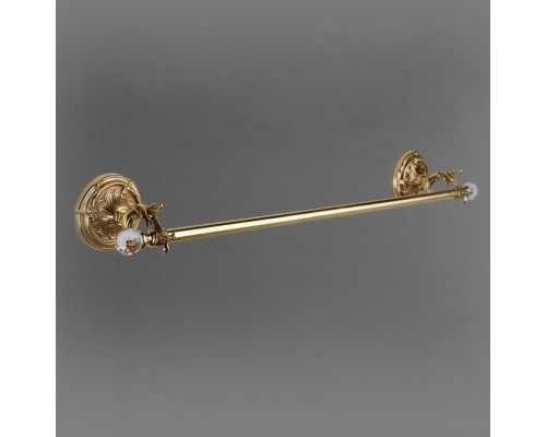 Полотенцедержатель Art&Max Barocco Crystal AM-1781-Br-C 36 см, бронза