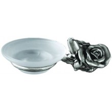 Мыльница Art&Max Rose AM-B-0915-T, серебро