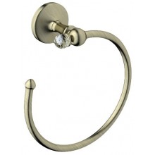 Полотенцедержатель Art&Max Antic Crystal AM-E-2680SJ-Br, 18 см, бронза