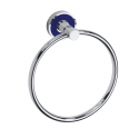 Полотенцедержатель-кольцо Bemeta Trend-i 104104068e 16 x 5 x 19 см, хром/синий