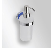 Дозатор жидкого мыла Bemeta Trend-i 104109018e 8 x 10 x 18 см, хром/синий