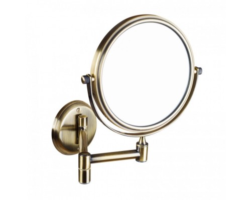 Косметическое зеркало Bemeta Retro 106101697 18.4 x 41.2 x 20 см, круглое, бронза