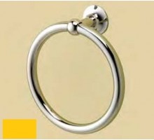 Полотенцедержатель кольцо Devon&Devon NewYork NY107OT, 21 см, светлое золото