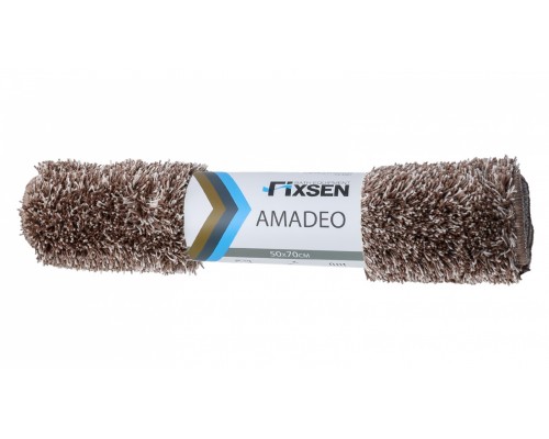 Коврик для ванной Fixsen Amadeo 50 х 70 см, коричневый, FX-3001I
