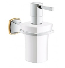 Дозатор для жидкого мыла Grohe Grandera 40627IG0, хром/золото