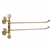 Полотенцедержатель двойной поворотный Migliore Amerida 16607 золото, 35,8 см