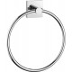 Полотенцедержатель кольцо Milardo Amur AMUSM00M52, 18.7 см, хром