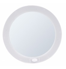 Зеркало косметическое Ridder Mulan с подсветкой, на присосках, увеличение 5x, белый, О3003201
