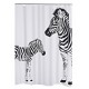 Штора для ванной комнаты Ridder Zebra 180 x 200 см, белый/черный, 42311