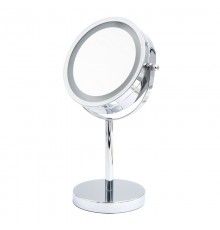Зеркало косметическое, настольное, Ridder Daisy, 1х/3х-увеличение, LED-подсветка, хром, О3111000