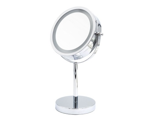 Зеркало косметическое, настольное, Ridder Daisy, 1х/3х-увеличение, LED-подсветка, хром, О3111000