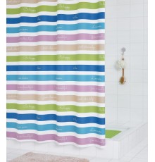 Штора для ванной комнаты Ridder Motiviation 180 x 200 см, синий/розовый, 3103300