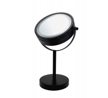 Зеркало косметическое, настольное, Ridder Daisy, 1х/3х-увеличение, LED-подсветка, цвет чёрный, О3111010