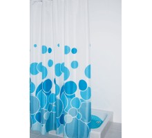 Штора для ванной комнаты Ridder Kani, Aqm 180 x 200 см, голубой, 403073