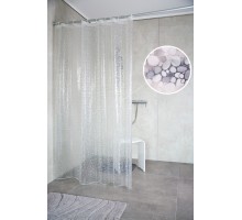 Штора для ванной комнаты Ridder Stone 180 x 200 см, прозрачный, 3106300