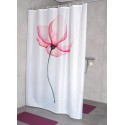 Штора для ванной комнаты Ridder Belle 180 x 200 см, белый/розовый, 4107300