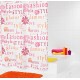 Штора для ванной комнаты Ridder Glamour 180 x 200 см, красный, 47312