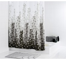 Штора для ванной комнаты Ridder Skyline 180 x 200 см, серый, 47367