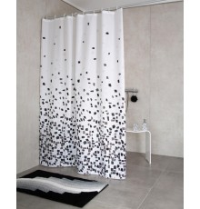 Штора для ванной комнаты Ridder Zelda 180 x 200 см, черный, 4103310