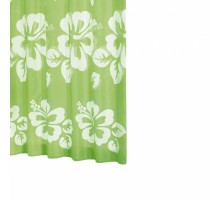 Штора для ванной комнаты Ridder Flowerpower (Т) 180 x 200 см, зеленый, 42355
