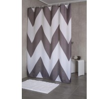 Штора для ванной комнаты Ridder Pico 180 x 200 см, серый, 4104307