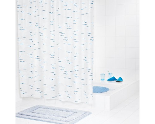 Штора для ванной комнаты Ridder Sylt 180 x 200 см, синий/голубой, 32313