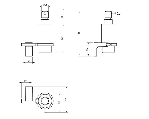 Дозатор круглый Sonia Eletech 114252