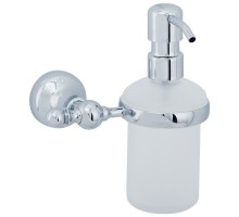 Дозатор жидкого мыла настенный Veragio Gialetta VR.GIL-6470.CR, матовое стекло/хром
