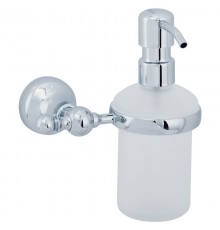 Дозатор жидкого мыла настенный Veragio Gialetta VR.GIL-6470.CR, матовое стекло/хром